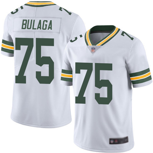 Green Bay Packers Limited White Men #75 Bulaga Bryan Road Jersey Nike NFL Vapor Untouchable->youth nfl jersey->Youth Jersey